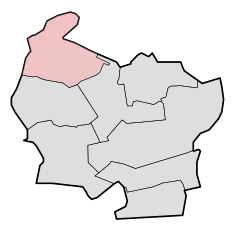 Lage von Obdam in der Gemeinde Koggenland