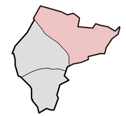 Lage von Ubach over Worms in der Gemeinde Landgraaf