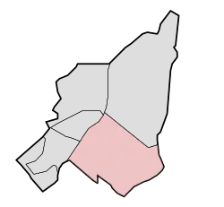 Lage von Bergschenhoek in der Gemeinde Lansingerland