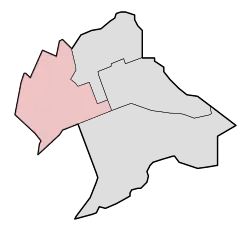 Lage von Ter Aar in der Gemeinde Nieuwkoop