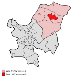 Lage von Varsseveld in der Gemeinde Oude IJsselstreek