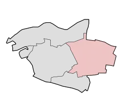 Lage von Elst in der Gemeinde Overbetuwe