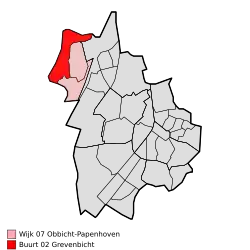 Lage von Grevenbicht in der Gemeinde Sittard-Geleen