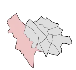 Lage von Vleuten-De Meern in der Gemeinde Utrecht