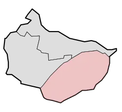 Lage von Wijdewormer in der Gemeinde Wormerland