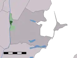 Lage von Ilpendam in der Gemeinde Waterland