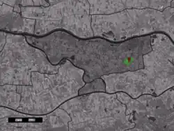 Lage von Bruchem in der Gemeinde Zaltbommel