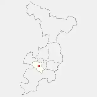 Lage von Dalseo-gu in Daegu