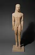 New York Kouros (archaisch); ca. 600 v. Chr.; Metropolitan Museum of Art