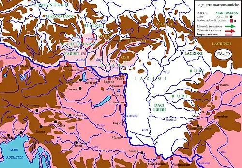 Die Feldzüge im Zweiten Markomannenkrieg