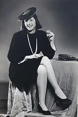 Die junge Schriftstellerin 1944 in Prag