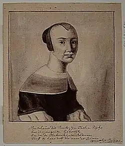 Selbstporträt von Margaretha van Godewijk