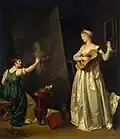Marguerite Gérard – Künstlerin malt ein Porträt eines Musikers, ca. 1803