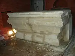 Altarmensa der Loretto-Kapelle, Loretto-Stein