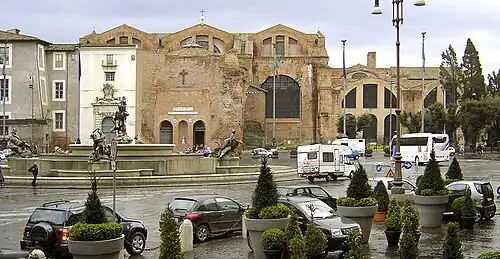 Thermenfenster in den Diokletiansthermen (Santa Maria degli Angeli e dei Martiri) in Rom, um 300 n. Chr.