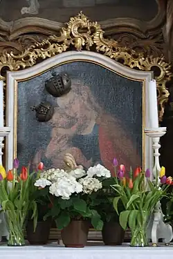 Mariahilf-Gemälde auf dem linken Seitenaltar