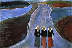 Die Landstraße von Marianne von Werefkin