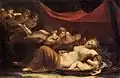Venus und Amor. Marie-Françoise-Constance Mayer-La Martinière (Der Schlaf der Venus und des Amors, 1806)