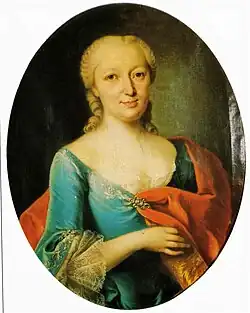 Marie Juliane von St.&nbsp;André, geb. von Leutrum, Gemahlin des Alexander Magnus von St. André