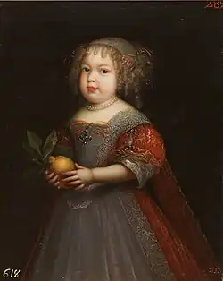 Marie Thérèse de Bourbon (1667–1672), Tochter Ludwigs XIV., ca. 1669–1672 (Madrid, Prado)