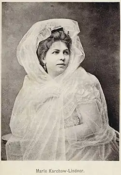 Marie Karchow-Lindner (†&nbsp;1914)