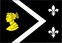 Flagge des Ortes Mariekerke