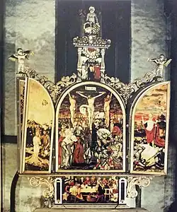 Geöffnetes Altarmodell