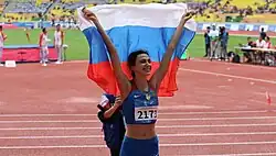 Marija Lassizkene gewann ihren dritten WM-Titel