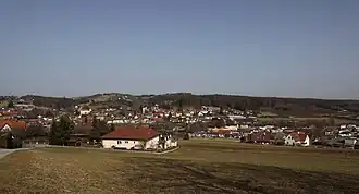 Markt Hartmannsdorf von Südwesten