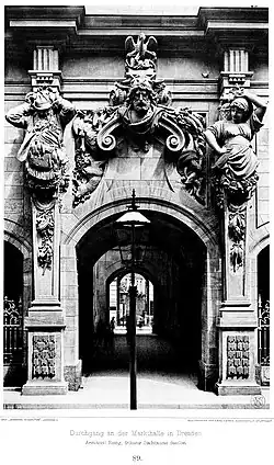 Markthalle Antonsplatz, Dresden, 1893