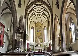 Innenraum der Pfarrkirche Marling