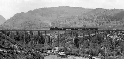 Maroon Creek Bridge Colorado, 1888