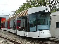 Straßenbahn-Gelenkzug für Marseille (Frankreich)