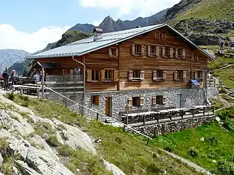 Marteller Hütte von Südwesten