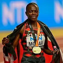 Weltmeisterin Mary&nbsp;Moraa