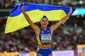 Wieder Silber gab es für Maryna Bech-Romantschuk