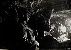 Maschinengewehr-Kaverne am Monte Chiesa