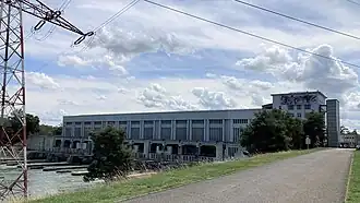 Maschinenhaus Kembs im Sommer 2023