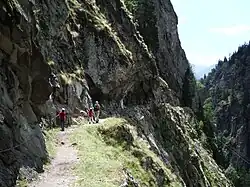 Wanderweg in der Massaschlucht