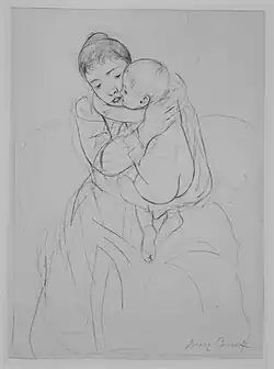 Maternal Caress (Mütterliche Liebkosung), um 1891, Metropolitan Museum of Art