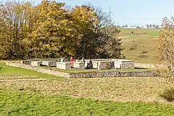 Aufgemauerter Grundriss