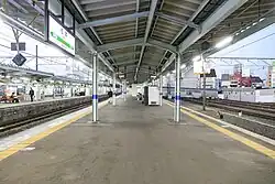 Bahnsteig (Gleise 0/1)