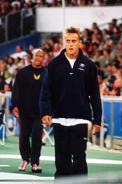 Matt Shirvington (vorne) erreichte als Siebter seines Rennens im Viertelfinale nicht die nächste&nbsp;Runde