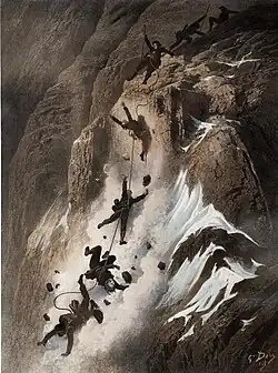 Die erste Tragödie am Matterhorn (Gustave Doré)