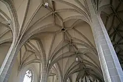 Gewölbe im Mittelschiff.