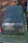 Grabstein von Wilhelm aus dem Bruch († 1892)