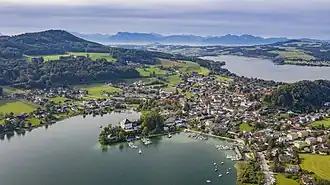 Luftbild von Mattsee