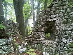 Mauerwerk aus Hauptburg