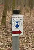Wegweiser zum Mausoleum