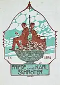 Ex Libris für Friede und Karl Schröter